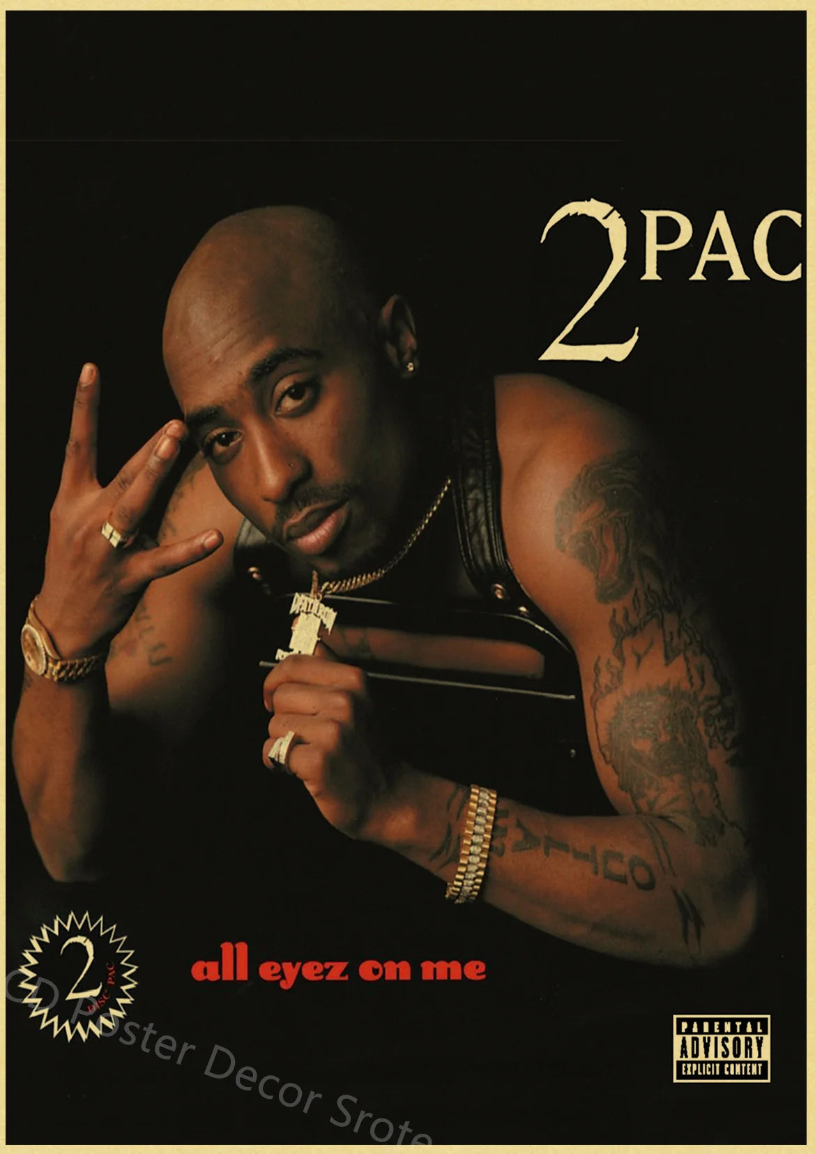 A black and white album cover featuring a man with a shaved head looking directly at the camera.