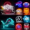 Football Neon Sign LED Wall Light for Fan Rooms and Bars