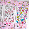 Crystal Gemstone Stickers for DIY Crafts and Makeup Fun