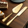 Personalized Engraved Stainless Steel Cake Knife and Server Set