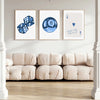 Set of 3 Abstract Pool Ball Dice Canvas Prints