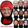 A collection of 3D funny masks featuring various realistic facial expressions and characters.