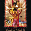 Movie poster for Bruce Lee's Enter the Dragon featuring a striking image of the actor.