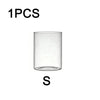 One clear glass candle holder with a versatile vase design.