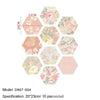 Hexagon Peel-and-Stick Wall & Floor Tiles