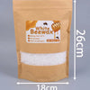 A brown paper bag containing 500g of white beeswax pellets for DIY candle making