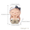 Resin Cartoon Girl Flower Planter