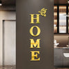 Acrylic Mirror Wall Stickers with Butterfly Design