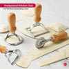 Ravioli Stamp and Cutter Set with Wooden Handle