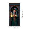 Large Halloween Witch Door Banner with Classic Spooky Design