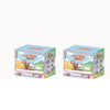 A box of Yier & Bubu Series fridge magnet collectible dolls featuring cute animal characters and scenery.