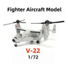 A model of a fighter aircraft, the V-22 Osprey, built from building blocks.