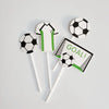 Soccer Ball Cupcake Toppers for Sports-Themed Parties