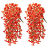 Vibrant Artificial Morning Glory Vine Garland