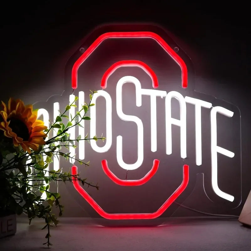 Football Neon Sign LED Wall Light for Fan Rooms and Bars