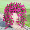 Vibrant Artificial Morning Glory Vine Garland