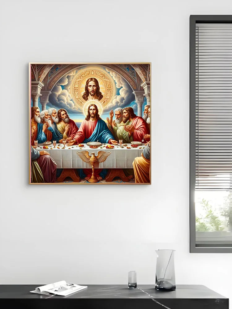 Last Supper Diamond Painting Kit - Full Drill Round Art for Adults