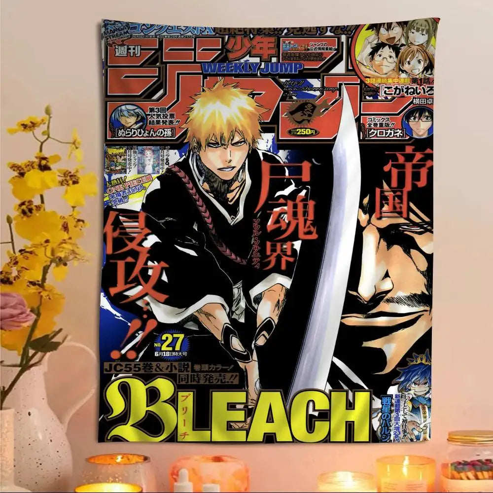Japanese Anime Tapestry Wall Hanging for Bedroom & Dorm Decor