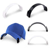 Four adjustable hat brim shaper tools in white and black colors shown individually.