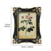 Antique Gilded Resin Photo Frame with Ornate Relief Design