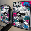 Graffiti Teddy Bear Art Print – Edgy Wall Decor