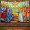 Virgin Mary & Jesus Nativity Wall Tapestry