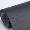 Roll of dark gray self-adhesive PU leather repair patches