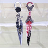 Gothic Kunai Dagger Ornament – Handcrafted Hanfu Accessory & Desk Display