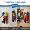 Wall-Mounted Hat Organizer Rack for 9 Caps
