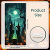 Large Halloween Witch Door Banner with Classic Spooky Design
