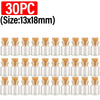 Mini Clear Glass Bottles with Cork Stoppers for DIY Crafts and Storage