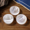 Natural White Selenite Bowl for Home Decor & Crystal Energy