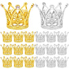Mini Pearl Crown Cake Toppers for Weddings & Parties