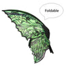 Foldable sparkling fairy wings featuring intricate floral designs and a dark background.
