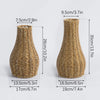Hand-Woven Rattan Style Decorative Vase