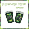 Green Video Game Birthday Party Supplies Kit with Gamepad Balloons