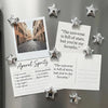 Star-Shaped Magnetic Photo Clips for Fridge and Notice Boards