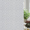 A seamless white and gray geometric pattern for frosted window privacy film.