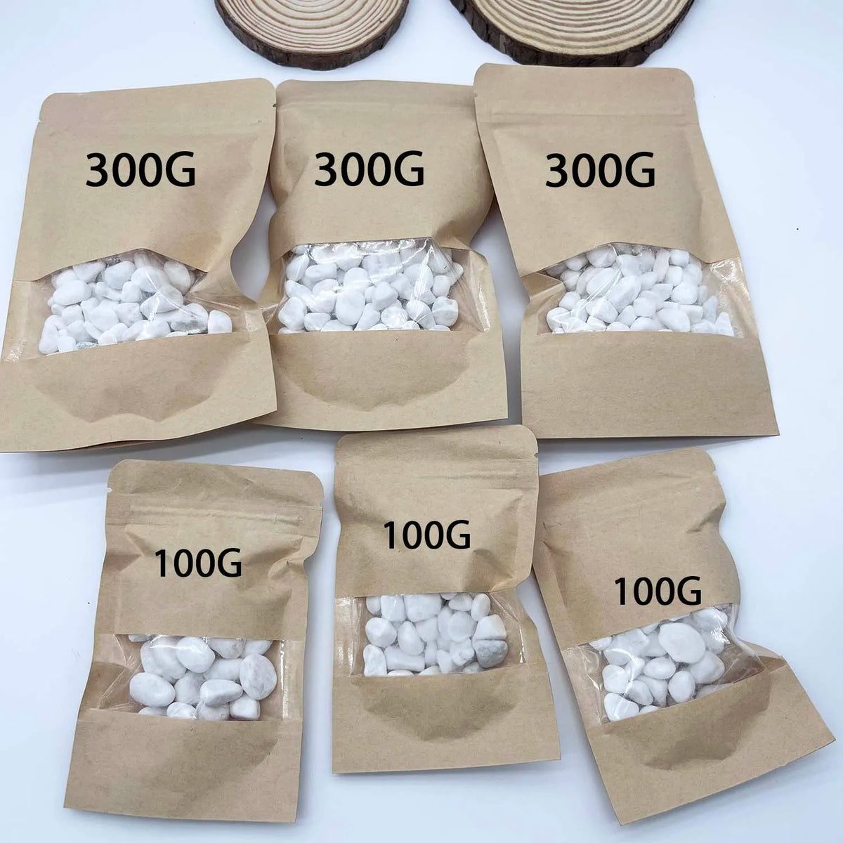 Natural White Decorative Pebbles for Aquariums, Plants & Home Decor