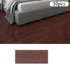 Self-Adhesive Wood Grain Floor Stickers (10-Pack)