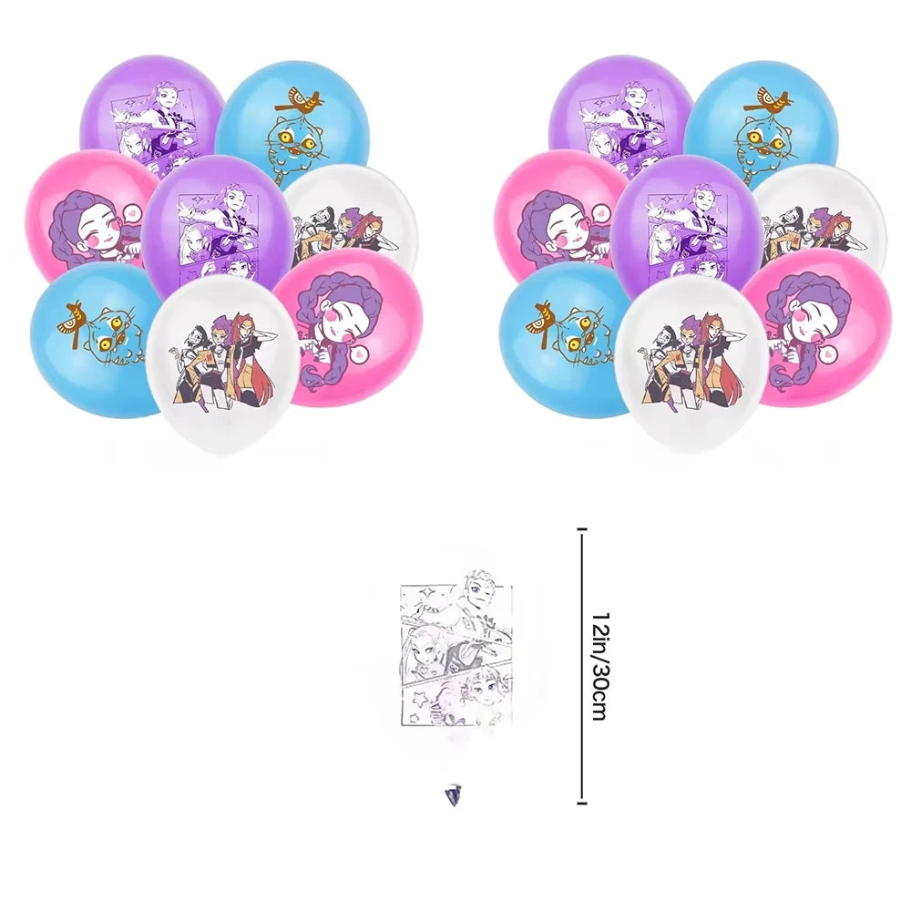 K-Pop Theme Disposable Party Set