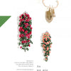 Silk Rose Hanging Vine - Faux Flower Garland for Home Décor