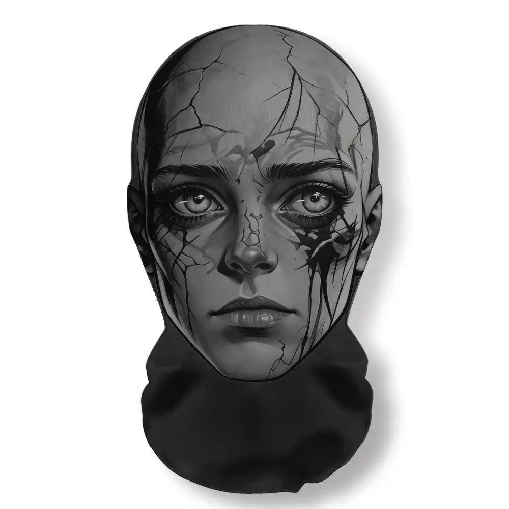 3D Scary Skull Horror Face Mask for Halloween