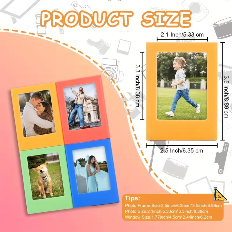 Magnetic Mini Photo Frames for Fridge & Office
