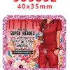 Pink glitter acrylic charms featuring a nurse theme with stethoscopes for DIY crafts.