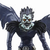 PVC figure of Death Note character Light Yagami with dark skin and glowing eyes, featuring large black wings.