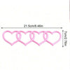 3D Heart Car Badge Sticker – ABS Plastic, Weatherproof, Self-Adhesive