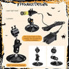 A set of Halloween laser light heads and a 360° universal bracket for drilling installation.