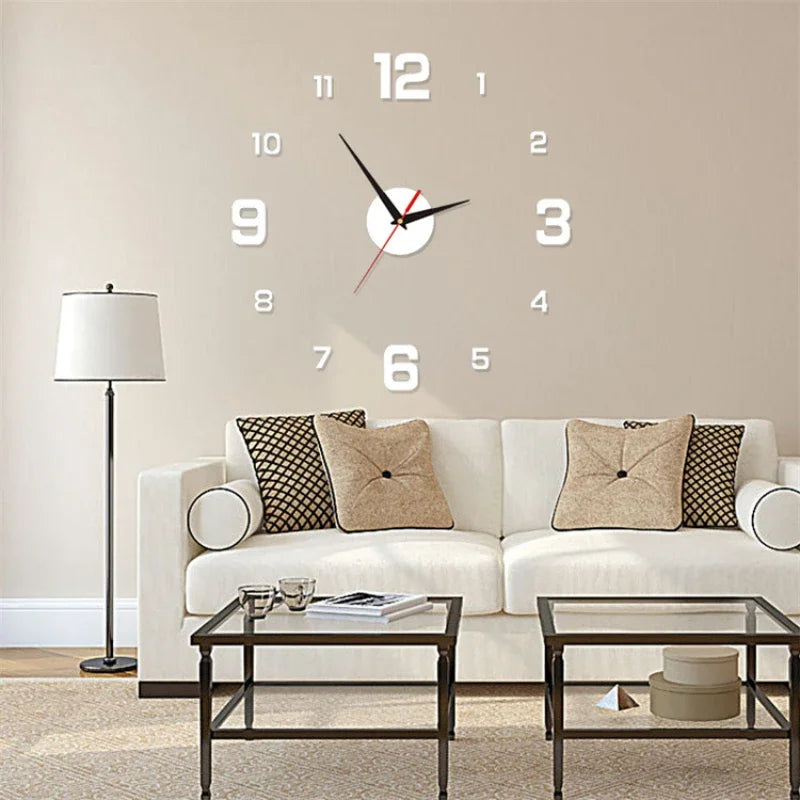 Frameless Acrylic Digital Wall Clock