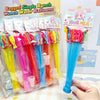 Bagged single bunch of self-tying water balloons in various bright colors for summer fun